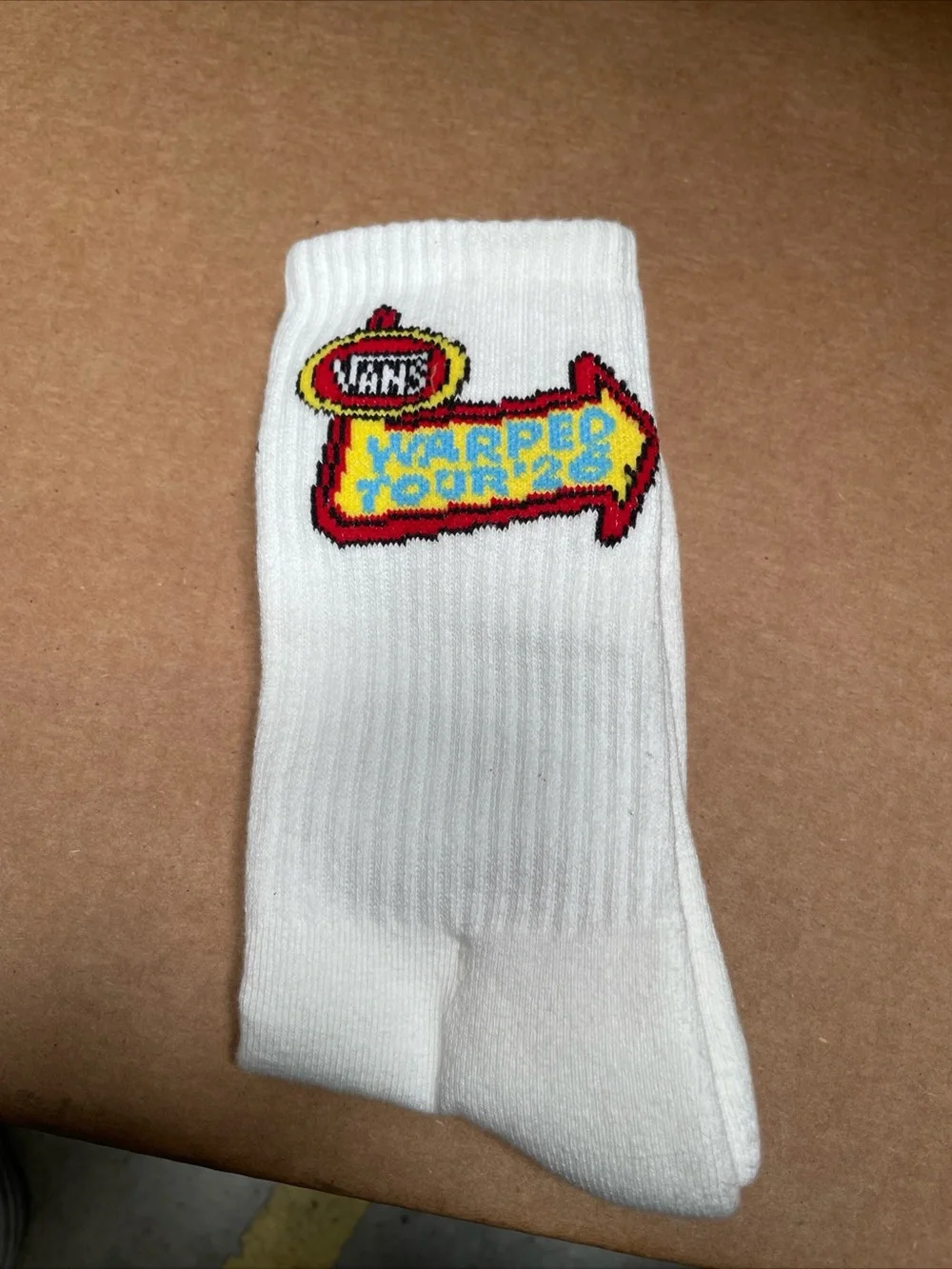 Vans Warped Tour 2026 White Socks Merch